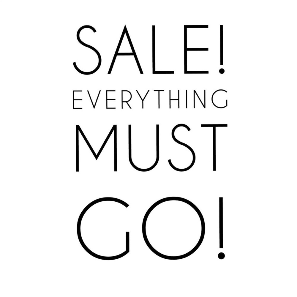 Everything on sale!!